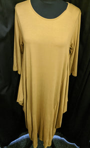 Parachute Dress with 3/4 Sleeves